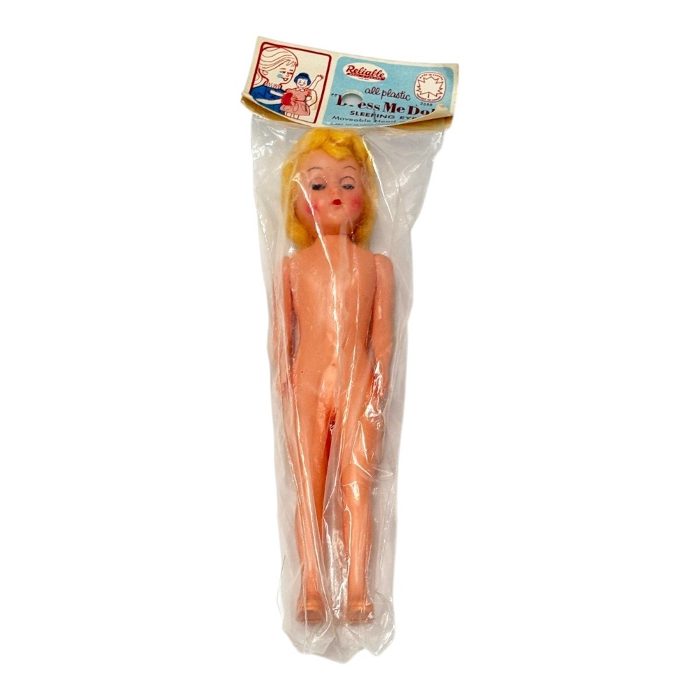Reliable‎ Dress-Me Doll Girl 6 in Bonde New Vintage 60s Sleepy Eyes Rooted Hair